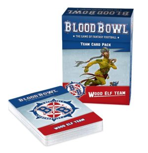 Games Workshop Blood Bowl  Blood Bowl Blood Bowl Wood Elves Card Pack - 60050904001 - 5011921174393