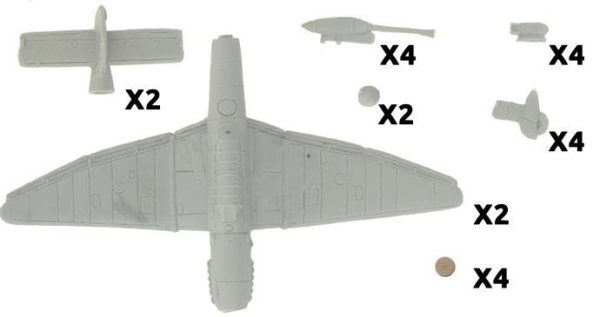 Battlefront Flames of War  Germany Ju 87 Stuka Flight (x2 Plastic) - GBX173 - 9420020242692