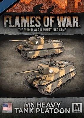 Battlefront Flames of War  United States of America M6 (3-inch & 37mm) Heavy Tanks (x2) - UBX96 - 9420020253957