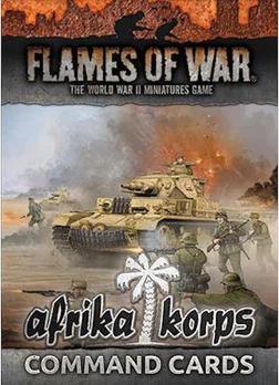Battlefront Flames of War  Germany German Afrika Corps Unit and Command Cards Mid War - FW256-GCB - 9420020255982