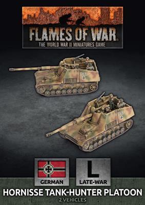 Battlefront Flames of War  Germany Hornisse Tank-Hunter Platoon (x2) - GBX162 - 9420020247291