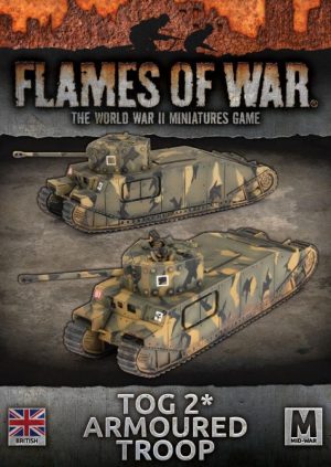 Battlefront Flames of War  United Kingdom TOG 2* (17pdr) Tanks (x2) - BBX68 - 9420020255609