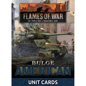 Battlefront Flames of War  United States of America Bulge: Americans Unit Cards (66x Cards) - FW270U - 9420020253834
