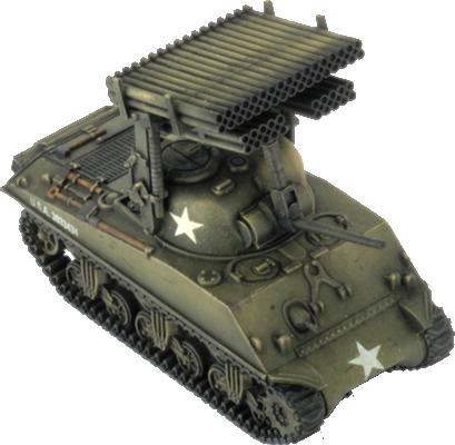 Battlefront Flames of War  United States of America M4 Sherman (Calliope) Launcher (Upgrade Pack) - US147 - 9420020253858