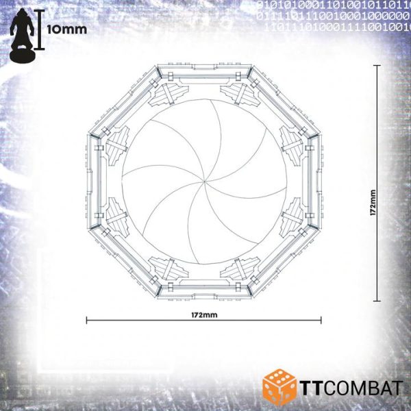 TTCombat   Sci Fi (15mm) Underground Hangar - TTSCW-SFX-082 -