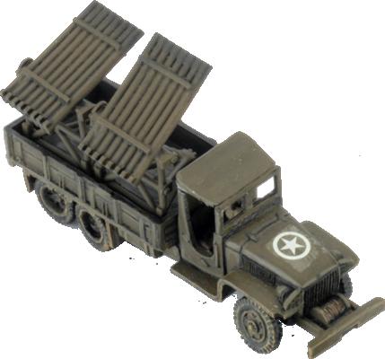 Battlefront Flames of War  United States of America T27 Xylophone Rocket Launcher Battery - US145 - 9420020236370