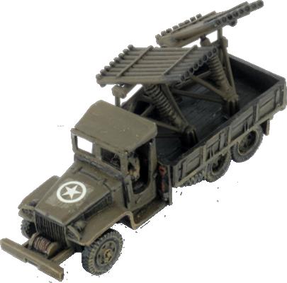 Battlefront Flames of War  United States of America T27 Xylophone Rocket Launcher Battery - US145 - 9420020236370