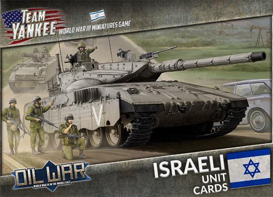 Battlefront Team Yankee  Israelis Israeli Unit Cards (WWIII x27 cards) - TIS901 - 9420020248052