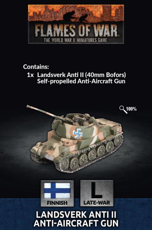Battlefront Flames of War  Finland Landsverk SP AA (x1) - FI160 - 9420020208490