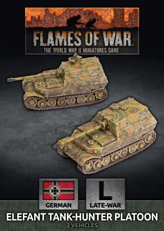 Battlefront Flames of War  Germany Elefant Tank-Hunter Platoon (x2) - GBX163 - 9420020247307