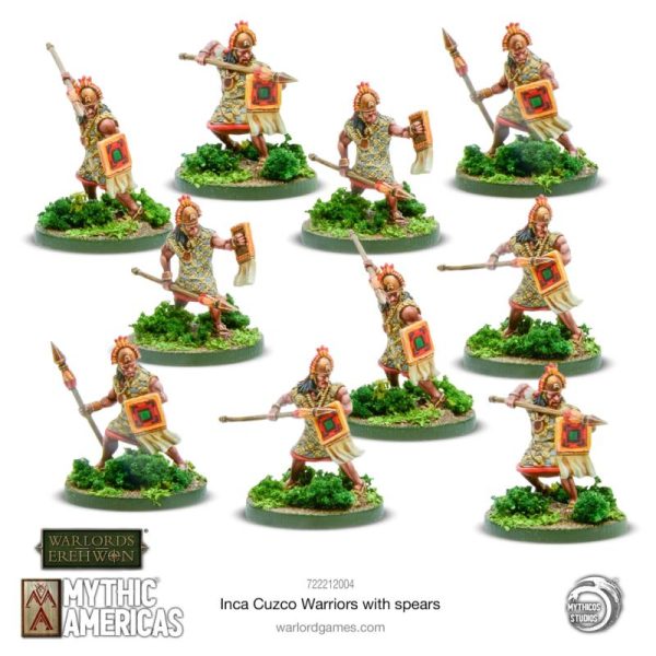 Mythic Americas  Mythic Americas Cuzco Warriors with Spears - 722212004 - 5060572509009
