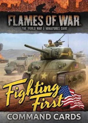 Battlefront Flames of War  United States of America American Fighting First Unit and Command Cards Mid War - FW256-UCB - 9420020256002