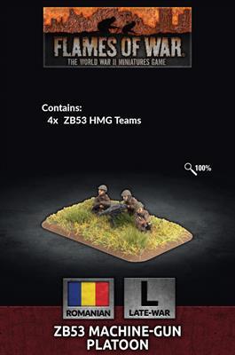 Battlefront Flames of War  Romania ZB53 HMG Platoon (x4) - RO704 - 9420020208612