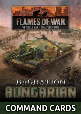Battlefront Flames of War  Hungary Hungarian Command Card Pack (33x Cards) - FW269HC - 9420020253674