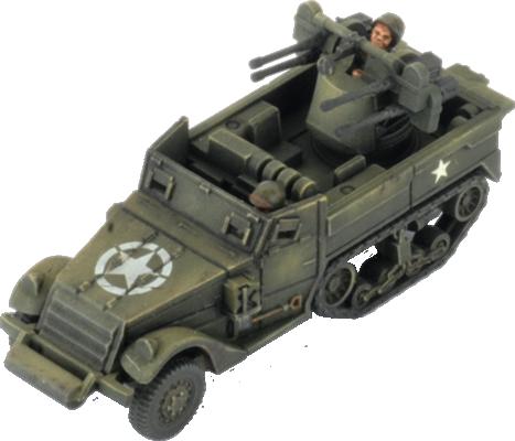 Battlefront Flames of War  United States of America M15/M16 AAA Platoon (x4 vehicles) - UBX87 - 9420020253865