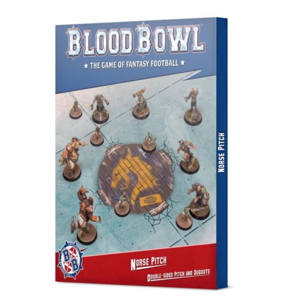 Games Workshop Blood Bowl  Blood Bowl Blood Bowl Norse Pitch & Dugouts - 99220999024 - 5011921166138