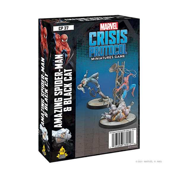 Asmodee Marvel Crisis Protocol  Marvel: Crisis Protocol Marvel Crisis Protocol: Spiderman and Black Kat - FFGCP37 -