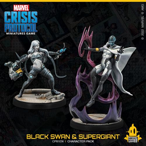 Atomic Mass Marvel Crisis Protocol  Marvel: Crisis Protocol Marvel Crisis Protocol: Black Swan & Supergiant - CP81 -