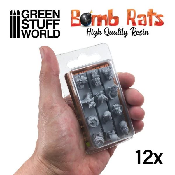 Green Stuff World    BOMB RATS Resin Set - 8435646508702ES -