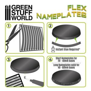 Green Stuff World    NAME PLATES - Long - 8435646506371ES - 8435646506371