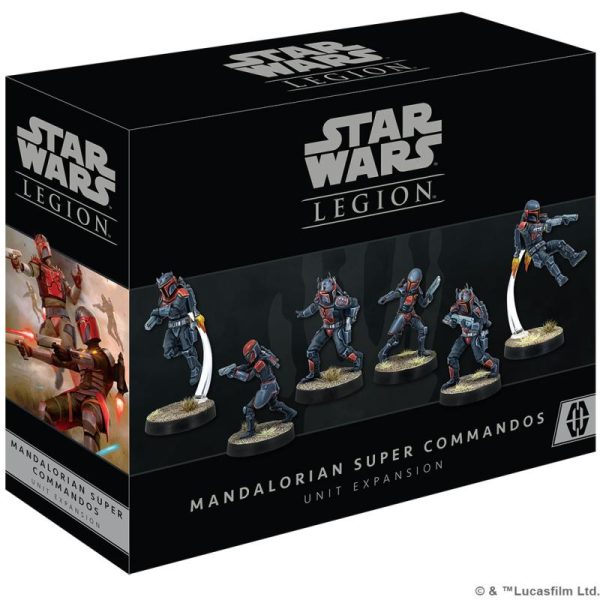 Fantasy Flight Games Star Wars: Legion  The Shadow Collective - Legion Star Wars Legion: Mandalorian Super Commandos - FFGSWL94 -