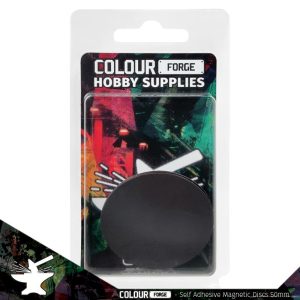 The Colour Forge   Magnets Self-adhesive magnetic discs 50mm x3 - TCF-MDI-001 - 5060843101406