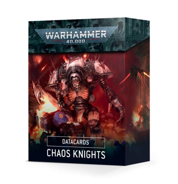 Games Workshop Warhammer 40,000  Warhammer 40000 Datacards: Chaos Knights - 60050102005 - 5011921134922