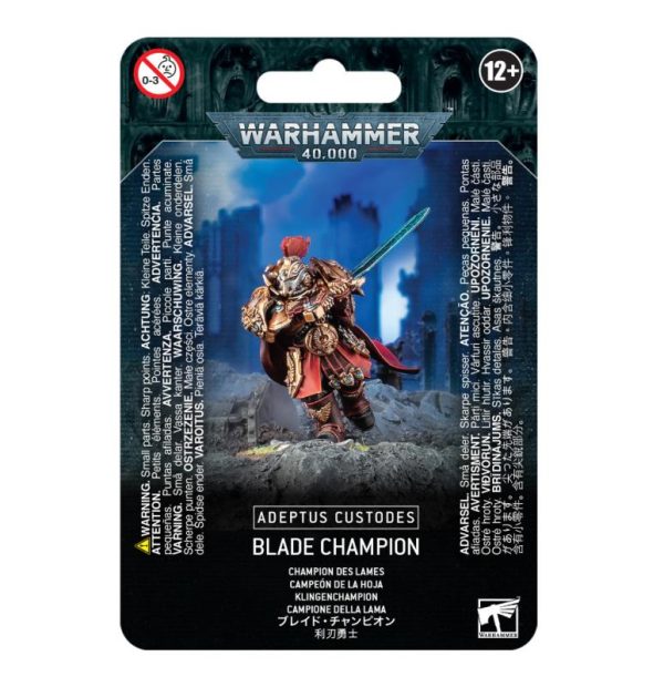 Games Workshop Warhammer 40,000  Adeptus Custodes Adeptus Custodes: Blade Champion - 99070108010 - 5011921163106