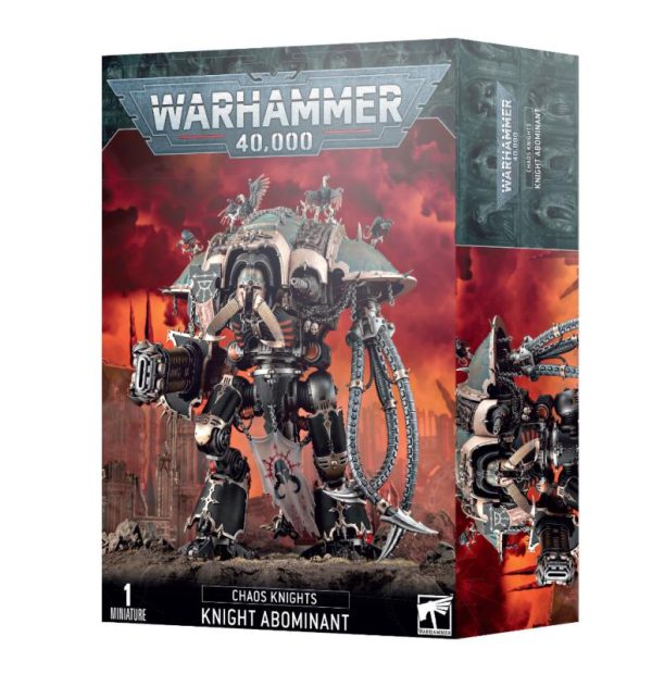 Games Workshop Warhammer 40,000  Chaos Knights Chaos Knights: Knight Abominant - 99120102137 - 5011921162857