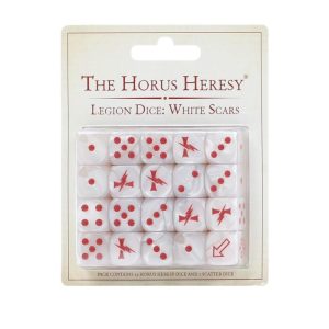 Games Workshop (Direct) The Horus Heresy  The Horus Heresy Legion Dice – White Scars - 99223099005 - 5011921136155