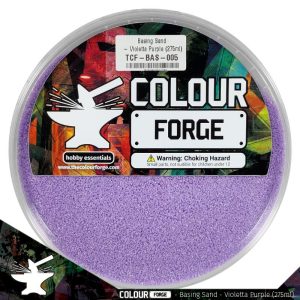 The Colour Forge   Sand & Flock Basing Sand - Violetta Purple (275ml) - TCF-BAS-005 - 5060843100782