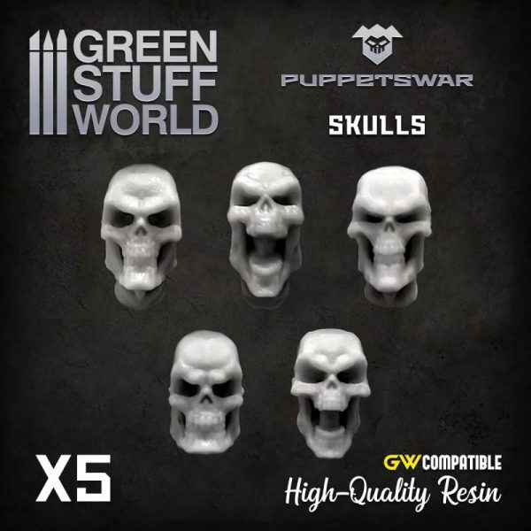 Green Stuff World   Green Stuff World Conversion Parts Skulls - 5904873420123ES -