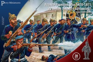 Perry Miniatures   Perry Miniatures Franco-Prussian War 1870-1871 (Prussian Infantry Advancing) - PRU1 -