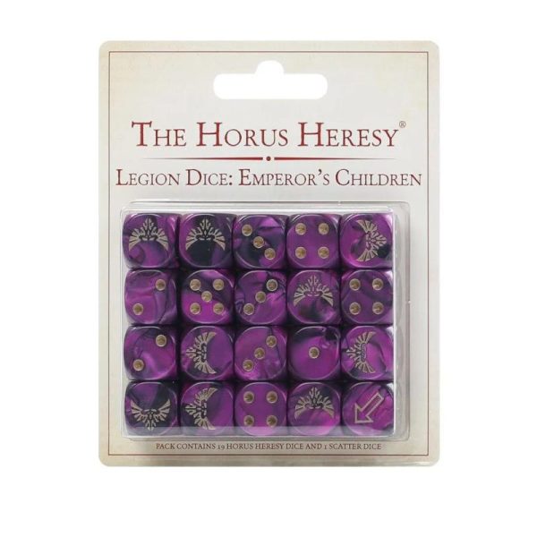 Games Workshop (Direct) The Horus Heresy  The Horus Heresy Legion Dice – Emperor's Children - 99223099003 - 5011921136131