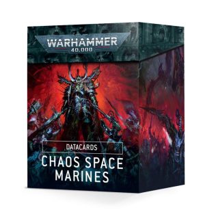 Games Workshop Warhammer 40,000  Chaos Space Marines Datacards: Chaos Space Marine - 60050102006 - 5011921140053