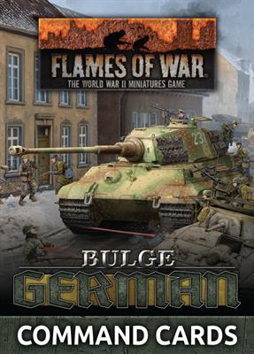 Battlefront Flames of War  Flames of War Bulge: German Command Cards (66x Cards) - FW271C - 9420020255319