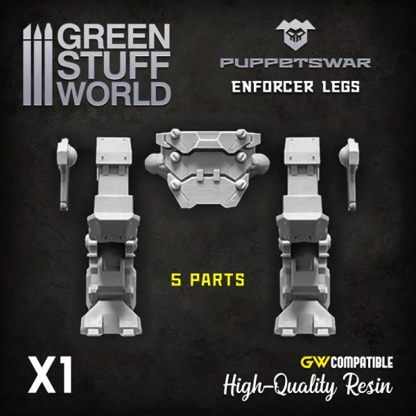 Green Stuff World   Green Stuff World Conversion Parts Turret Core - Legs - 5904873420277ES -