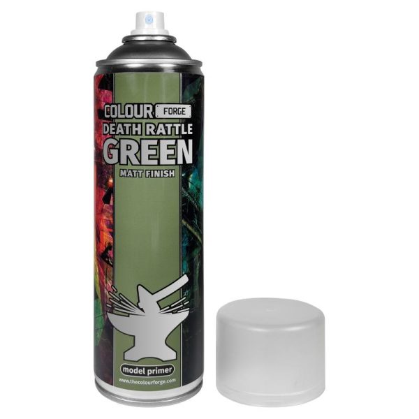 The Colour Forge   Spray Paint Colour Forge Death Rattle Green Spray (500ml) - TCF-SPR-028 - 5060843101925