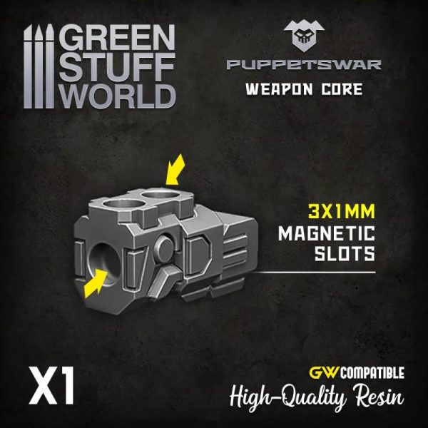 Green Stuff World   Green Stuff World Conversion Parts Turret - Weapon Core - 5904873421236ES -