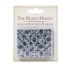 Games Workshop (Direct) The Horus Heresy  The Horus Heresy Legion Dice – Iron Warriors - 99223099004 - 5011921136148