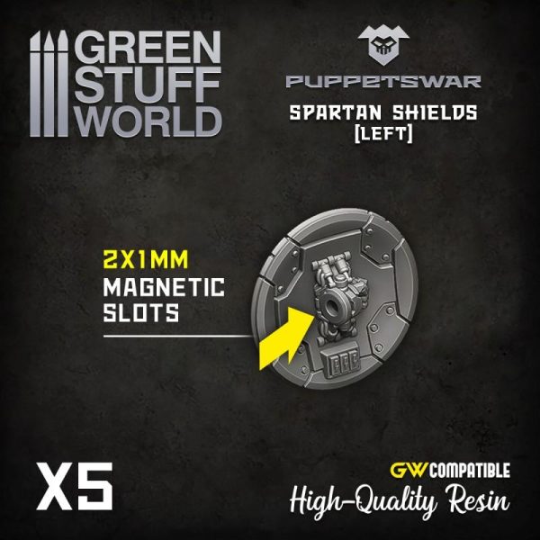 Green Stuff World   Green Stuff World Conversion Parts Spartan Shields - 5904873422288ES -