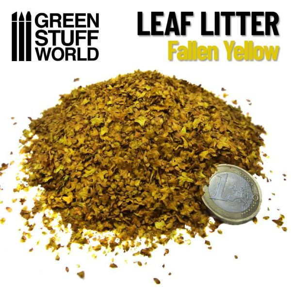 Green Stuff World   Green Stuff World Terrain Leaf Litter - FALLEN YELLOW - 8435646508405ES -