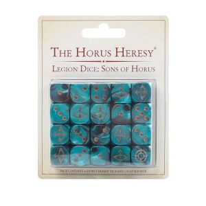 Games Workshop (Direct) The Horus Heresy  The Horus Heresy Legion Dice – Sons of Horus - 99223099016 - 5011921136278