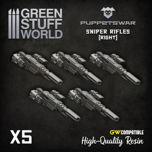 Green Stuff World   Green Stuff World Conversion Parts Sniper Rifles - Right - 5904873422264ES -