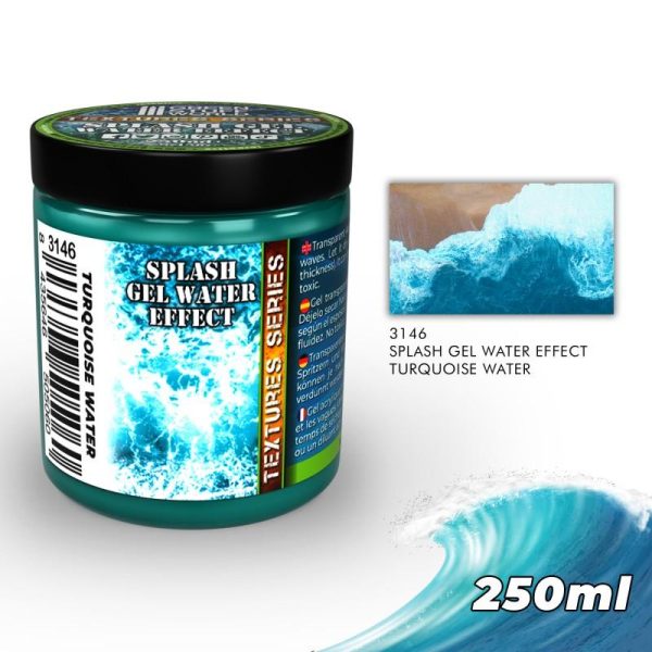 Green Stuff World    Water effect Gel - Turquoise 250ml - 8435646505060ES -