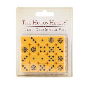 Games Workshop (Direct) The Horus Heresy  The Horus Heresy Legion Dice – Imperial Fists - 99223099007 - 5011921136179