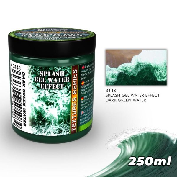Green Stuff World    Water effect Gel - Dark Green 250ml - 8435646505084ES -