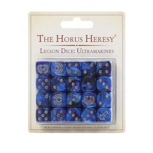 Games Workshop (Direct) The Horus Heresy  The Horus Heresy Legion Dice – Ultramarines - 99223099013 - 5011921136346
