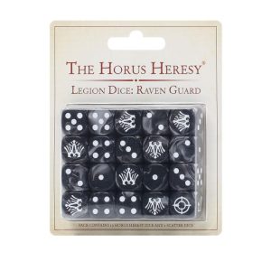 Games Workshop (Direct) The Horus Heresy  The Horus Heresy Legion Dice – Raven Guard - 99223099019 - 5011921136308
