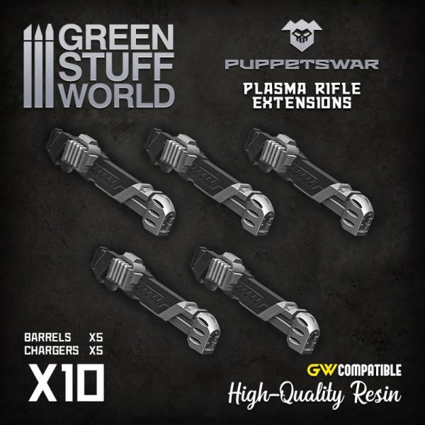 Green Stuff World   Green Stuff World Conversion Parts Plasma Rifle Extensions - 5904873421441ES -